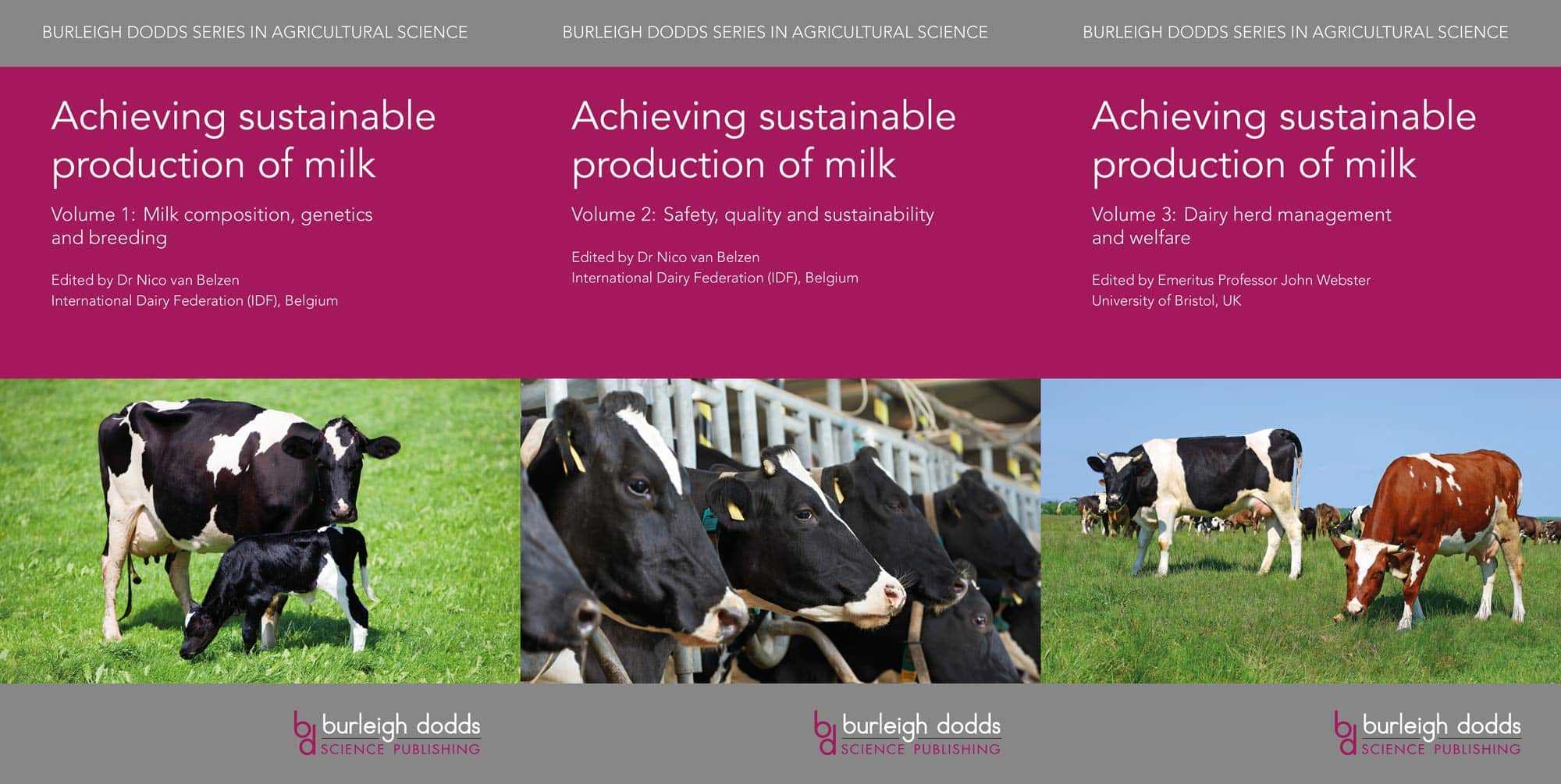 Achieving Sustainable Production Of Milk (3 Volumes) | VetBooks